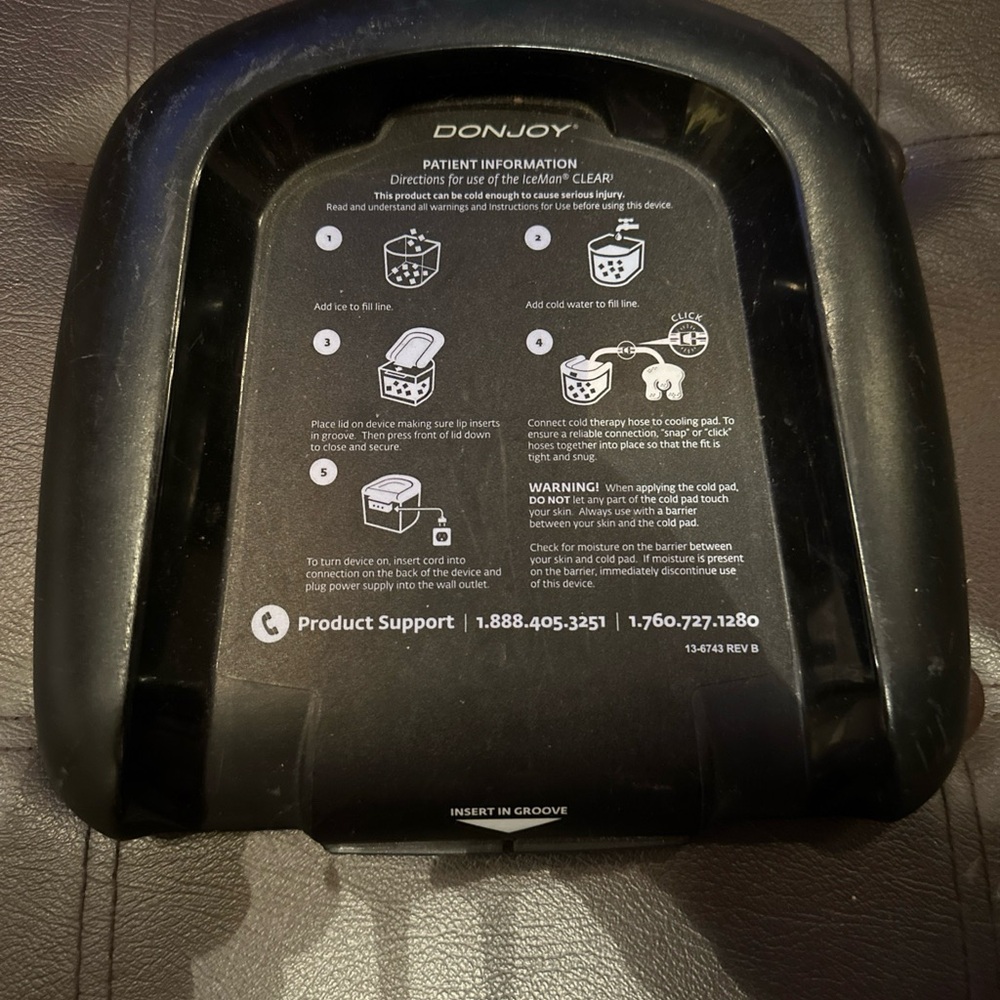 Donjoy replacement OEM Lid Only‎